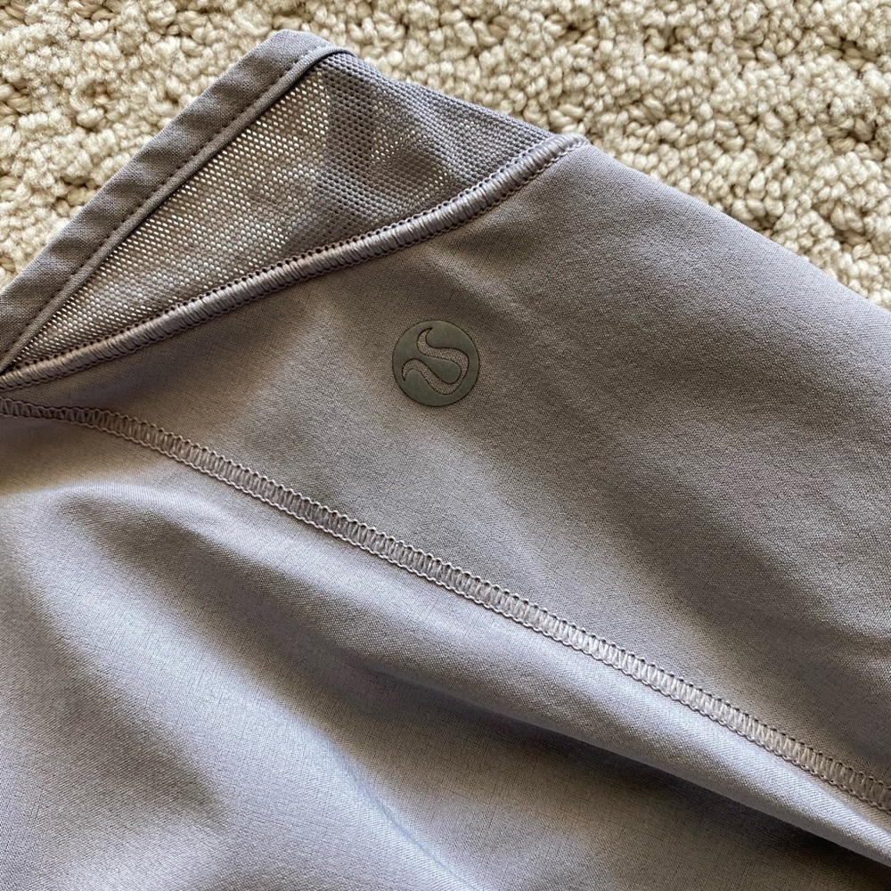 Lululemon lilac running shorts.